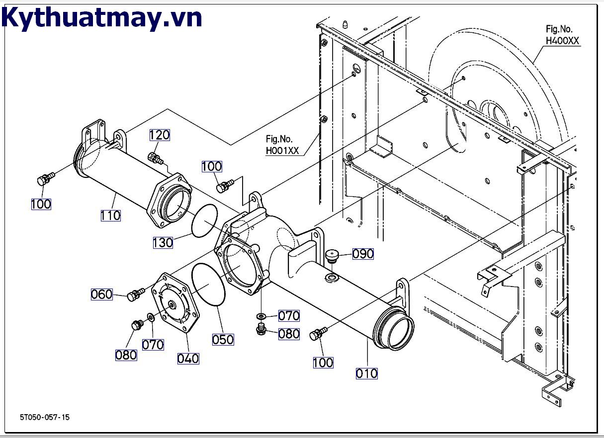 Hộp số  truyền động xilanh đập